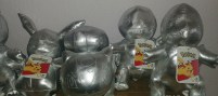 POKEMON 25TH CELEBRATION 8 INCH SILVER PLUSH SCORBUNNY GROOKEY SOBBLE CHARMANDER 1